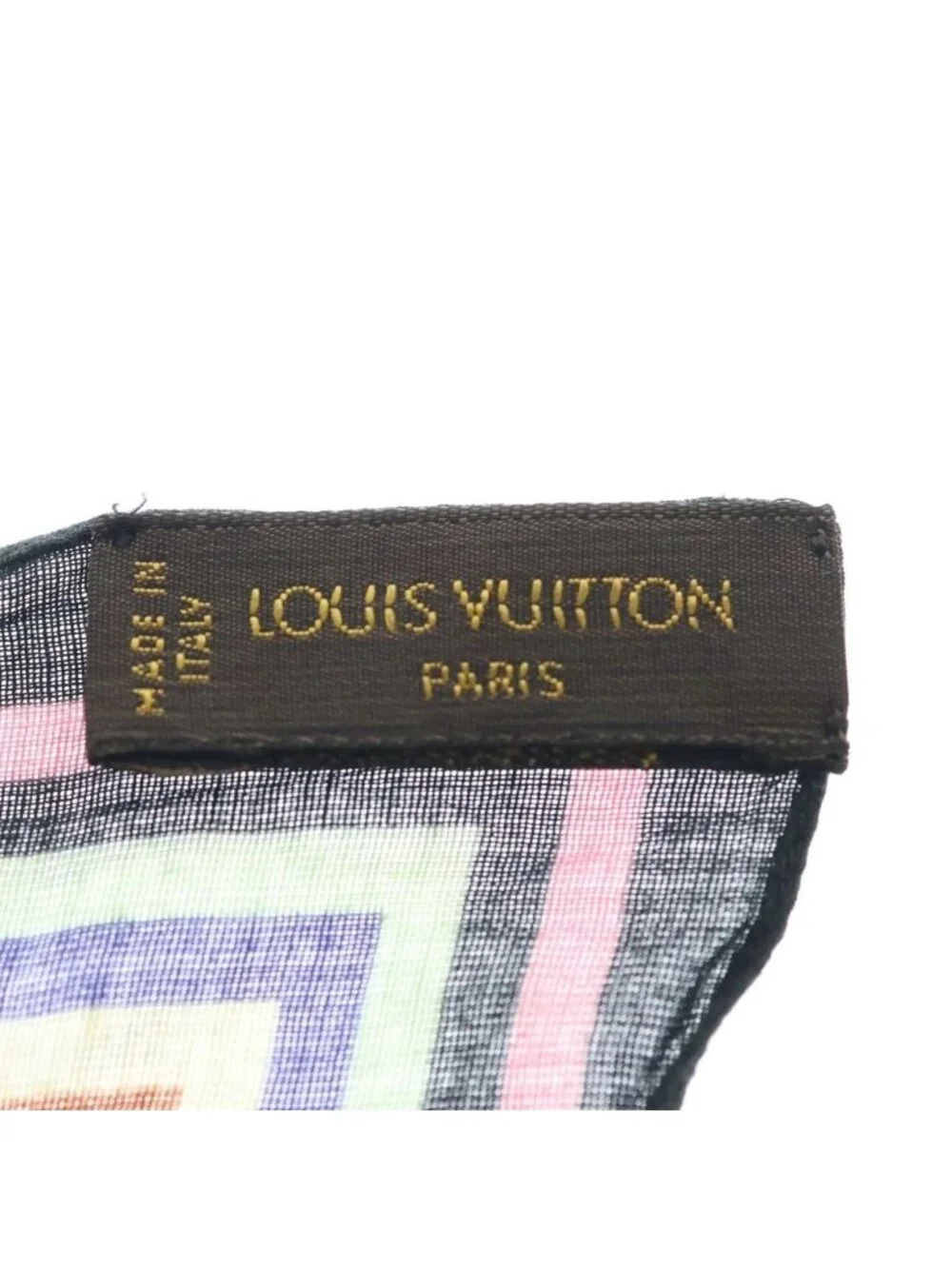 Louis Vuitton Monogram Multicolor Cotton Scarf Bandana